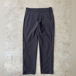 Black Lululemon Commission Pant Slim Fit Size 30 M5975S Warpstreme